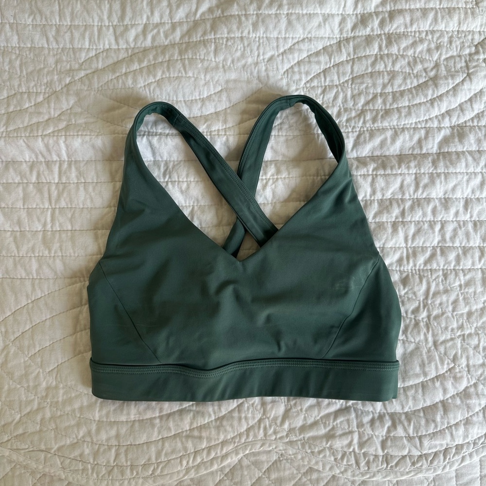 Lululemon Athletica Deep Green Sports Bra
